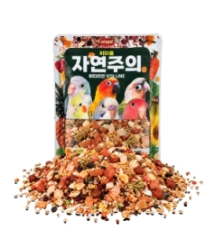 ★맛보기100g★앵무새먹이 [ZVP-4244] 세척+생식 비타폴 자연주의 비타라인 컴플리트 앵무새 먹이 아마존 카이큐 세네갈 한스 쟈딘 코카투 등 대형