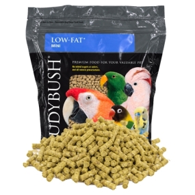 앵무새펠렛 라우디부쉬 로우펫 미니 1.25kg (모란, 왕관, 코뉴어, 퀘이커, 목도리)