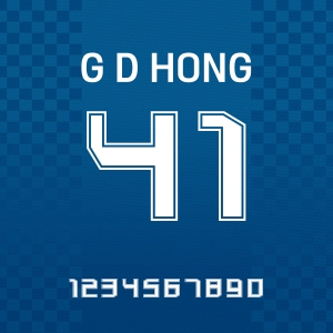 폰트스타일41 (이름,숫자변경 가능)