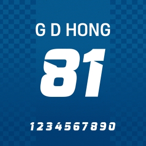 폰트스타일81 (이름,숫자변경 가능)