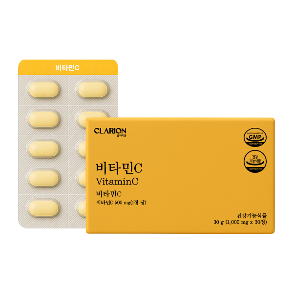 클라리온 비타민C 30정, 1개 (1개월분)