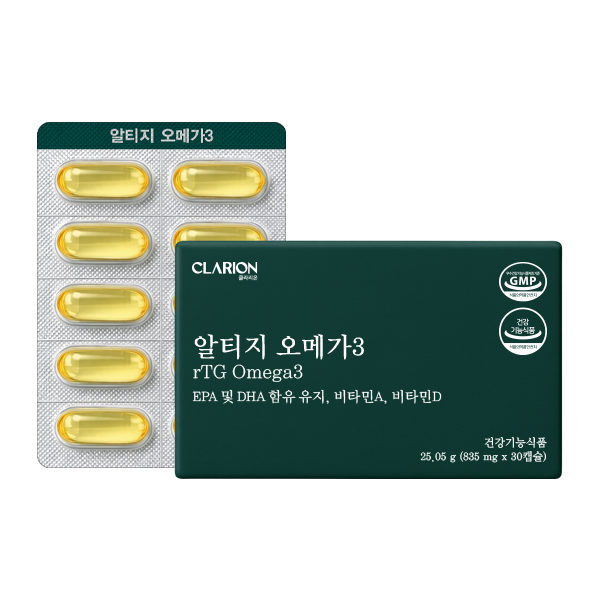 클라리온 알티지 오메가3 30캡슐, 1개 (1개월분)