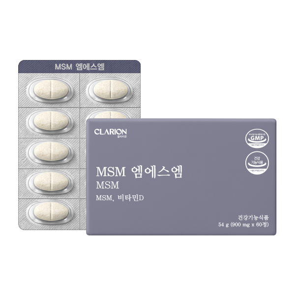 클라리온 MSM 엠에스엠 60정, 1개 (1개월분)