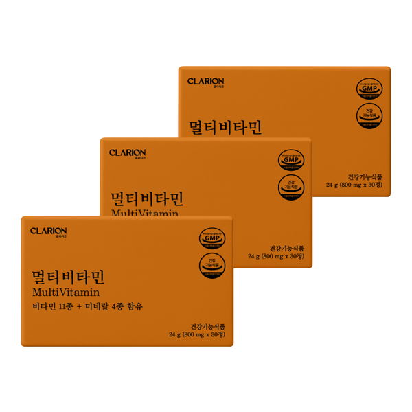 클라리온 멀티비타민 30정, 3개 (3개월분)
