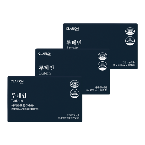 클라리온 루테인 30캡슐, 3개 (3개월분)