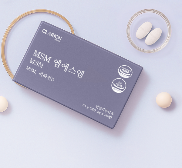 클라리온 MSM 엠에스엠 60정, 6개 (6개월분)