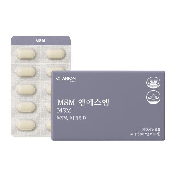 클라리온 MSM 엠에스엠 60정, 3개 (3개월분)