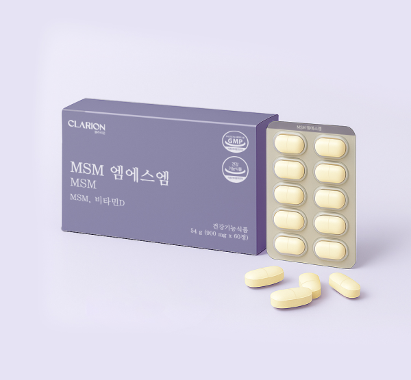 클라리온 MSM 엠에스엠 60정, 3개 (3개월분)
