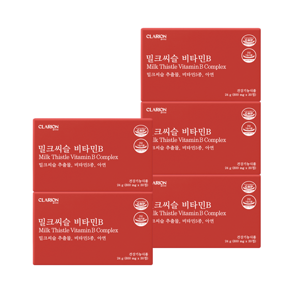 클라리온 밀크씨슬 비타민B 30정, 5개 (5개월분)