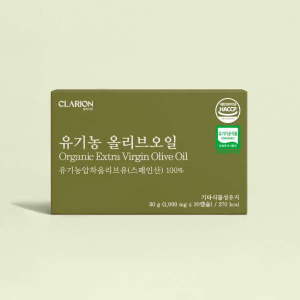 클라리온 유기농 올리브오일 30캡슐, 5개 (5개월분)