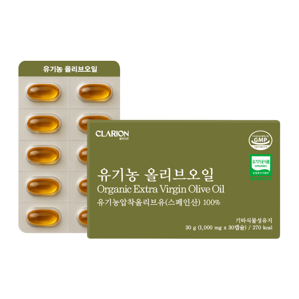 클라리온 유기농 올리브오일 30캡슐, 1개 (1개월분)