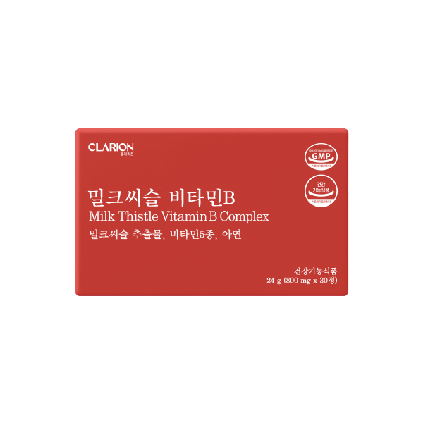 클라리온 밀크씨슬 비타민B 30정, 1개 (1개월분)