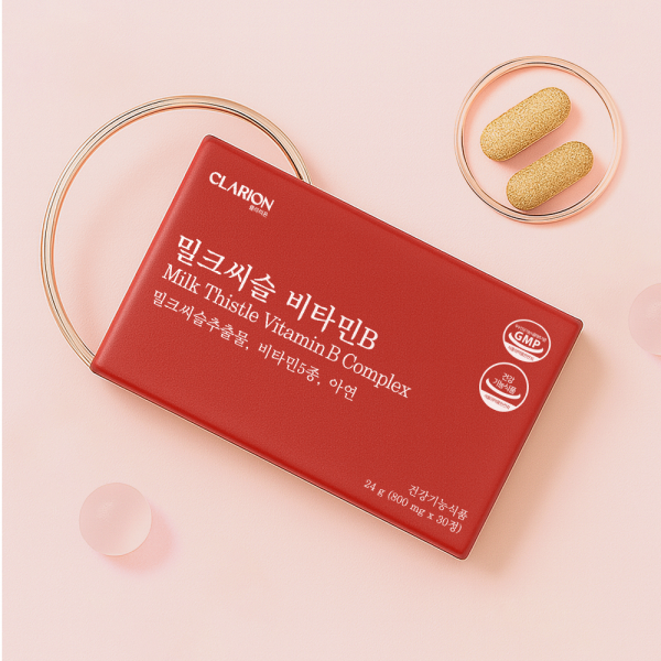 클라리온 밀크씨슬 비타민B 30정, 1개 (1개월분)