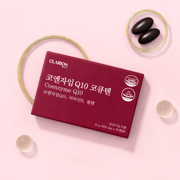 클라리온 코엔자임 Q10 코큐텐 30정, 3개 (3개월분)