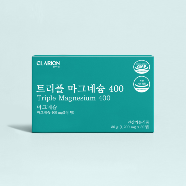 클라리온 트리플 마그네슘 400 30정, 6개 (6개월분)