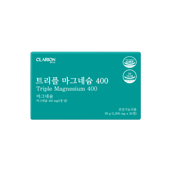 클라리온 트리플 마그네슘 400 30정, 1개 (1개월분)