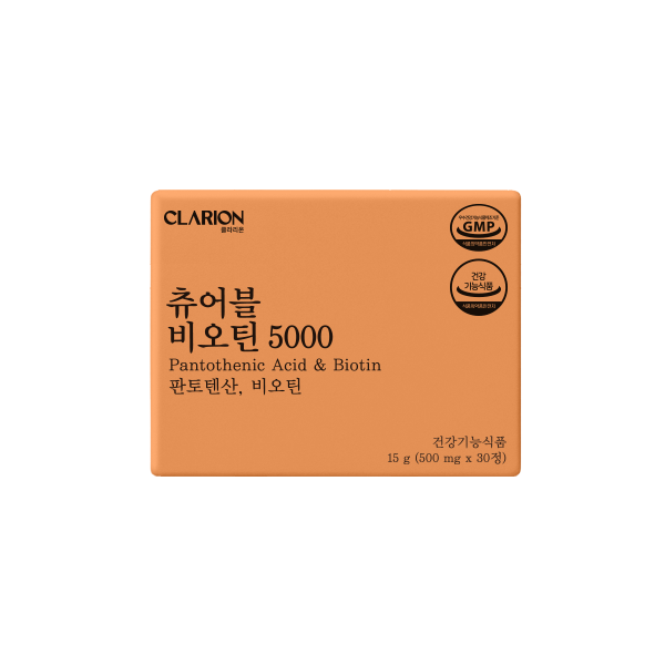 클라리온 츄어블 비오틴 5000 30정, 1개