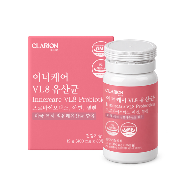 클라리온 이너케어 VL8 유산균 30캡슐, 1개