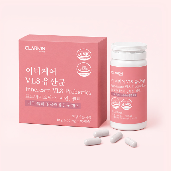 클라리온 이너케어 VL8 유산균 30캡슐, 1개