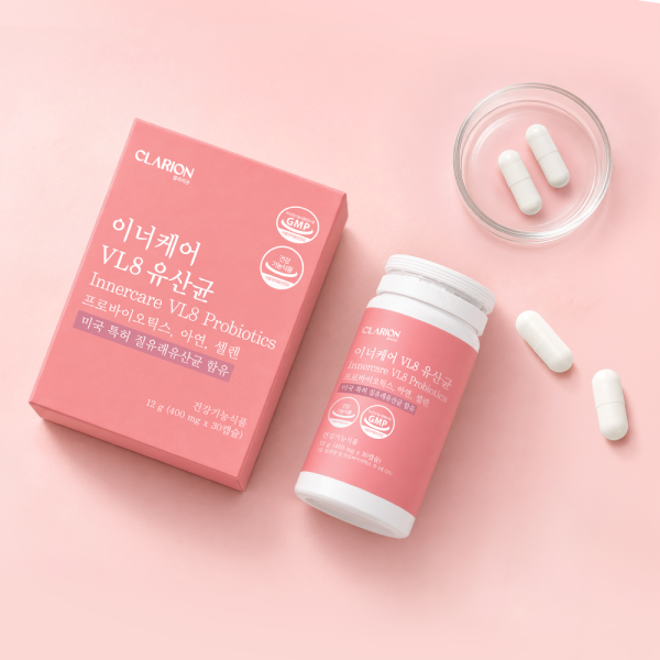 클라리온 이너케어 VL8 유산균 30캡슐, 6개 + 쇼핑백