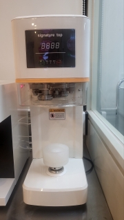 [중고] 리터탑 캔시머 PLD-F100 업소용 전자동캔실링기 카페음료포장기