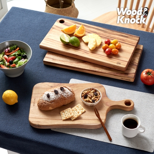 친환경 수제 캄포 도마 손잡이형소형 중형 대형