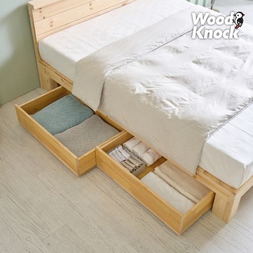 [DIY] 편백나무 통원목 침대S SS D Q K LK EK &middot; 주문제작가능