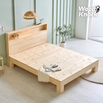 [DIY] 편백나무 통원목 침대S SS D Q K LK EK &middot; 주문제작가능