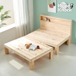 [DIY] 편백나무 통원목 침대S SS D Q K LK EK &middot; 주문제작가능