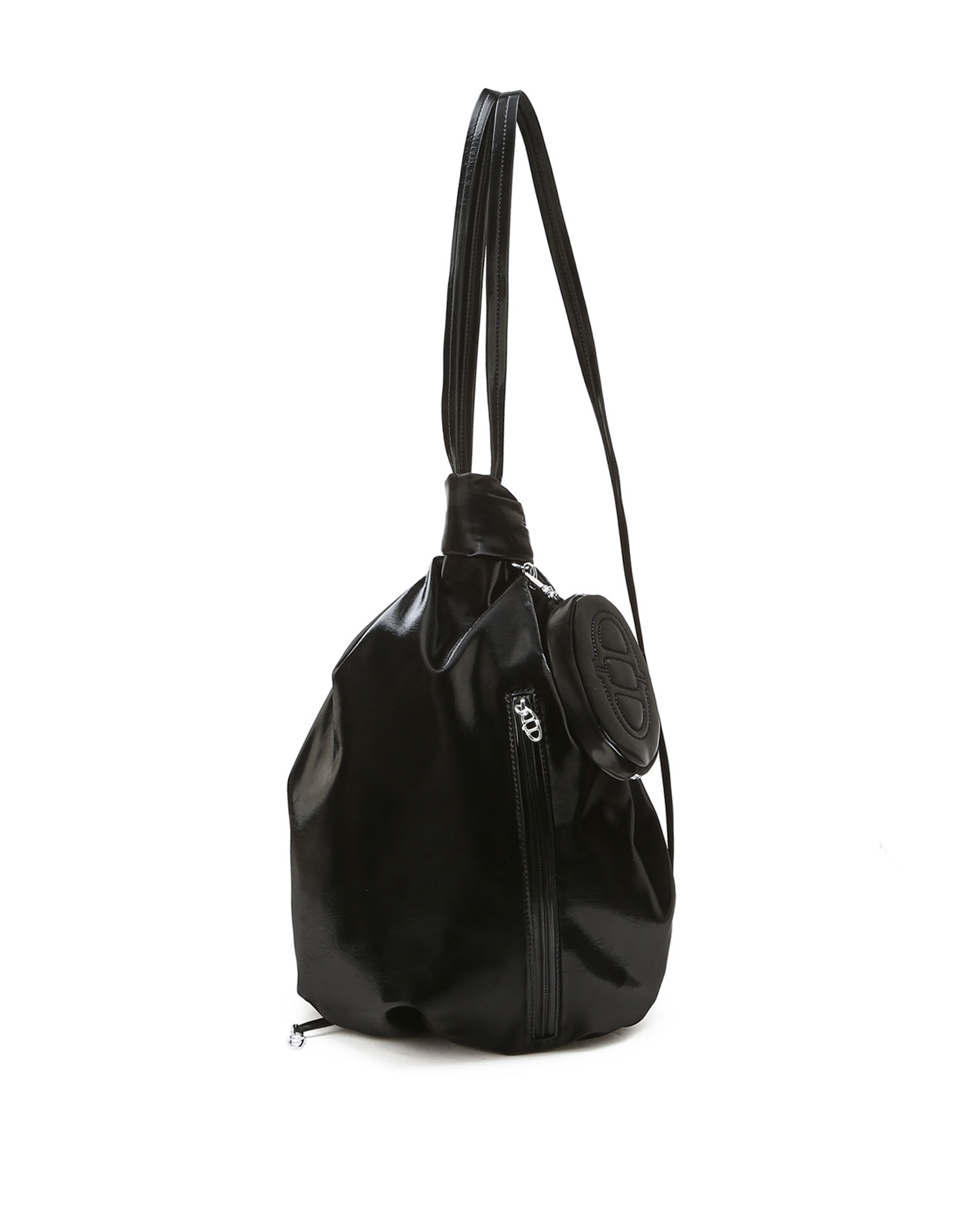 ★athe★ RUBAN Glossy Gray Ribbon Backpack & Shoulder Bag S 아떼 바네사브루노 Bag&Acc 공식 스토어