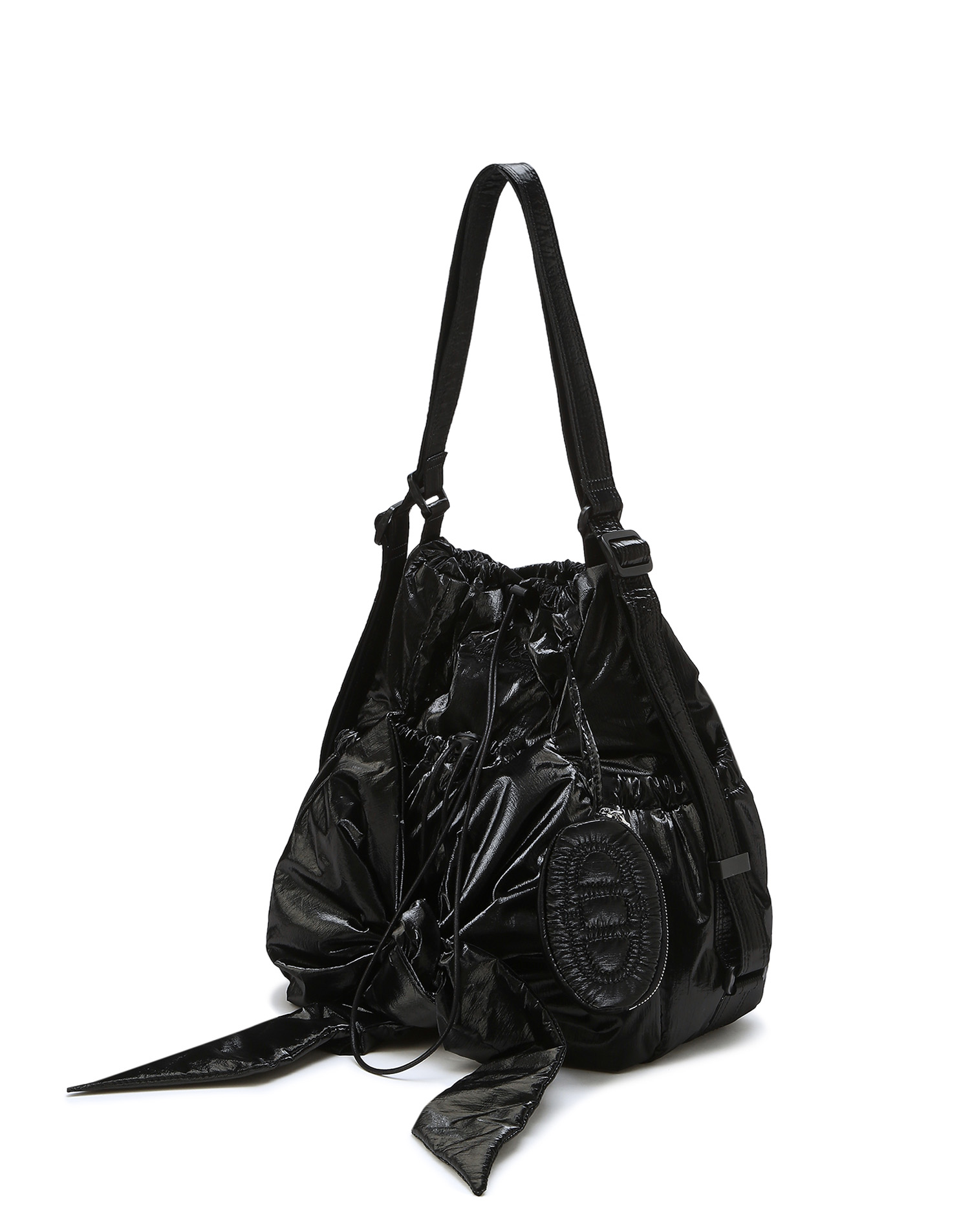★athe★ RUBAN Black Lace Ribbon Backpack and Shoulder Bag S ATHE VANESSABRUNO] RUBAN Black Ribbon Weather Bag