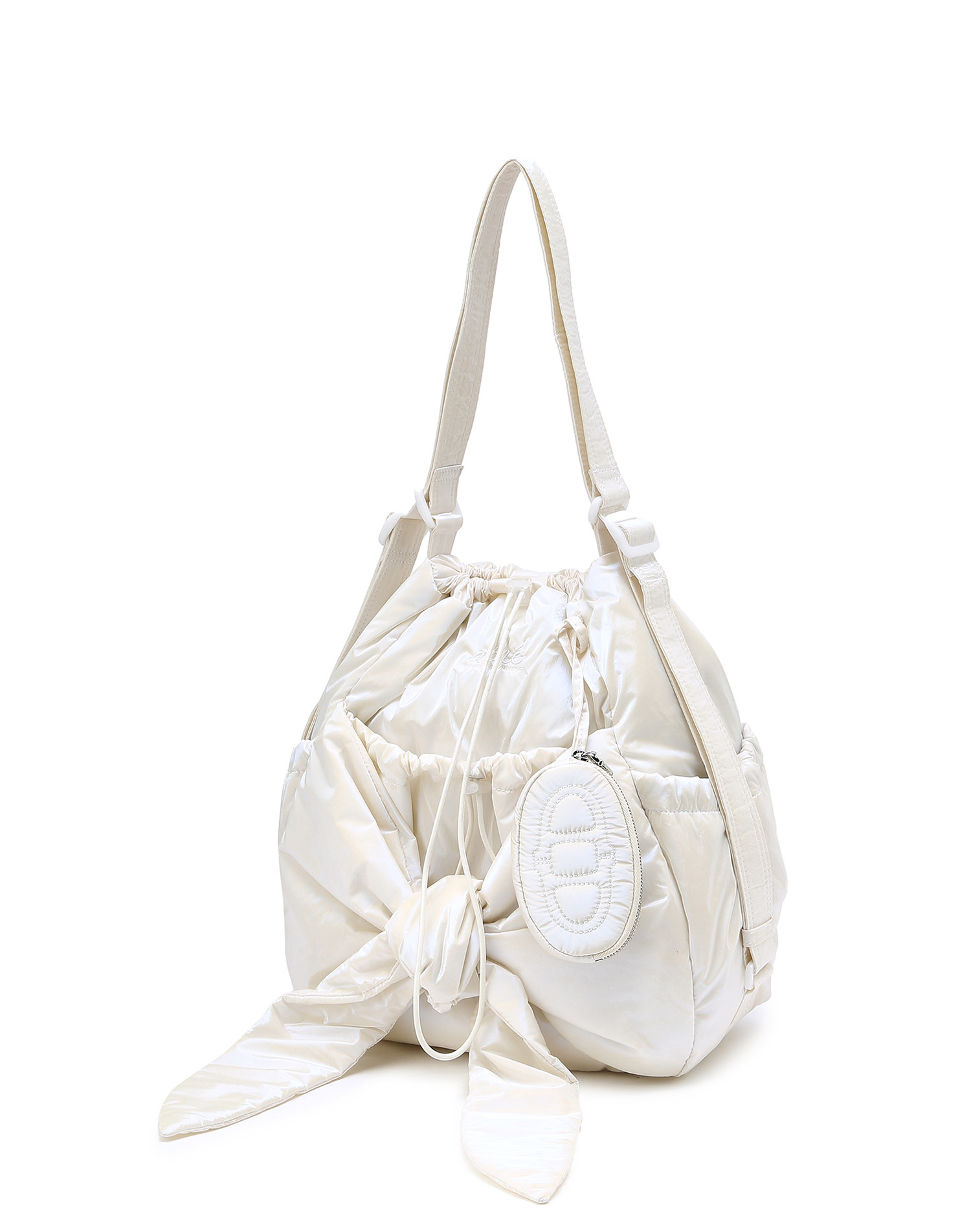 ★vanessabruno★ RUBAN Le Bon Glossy Black Ribbon Backpack a ATHE VANESSABRUNO] RUBAN Black Ribbon Weather Bag