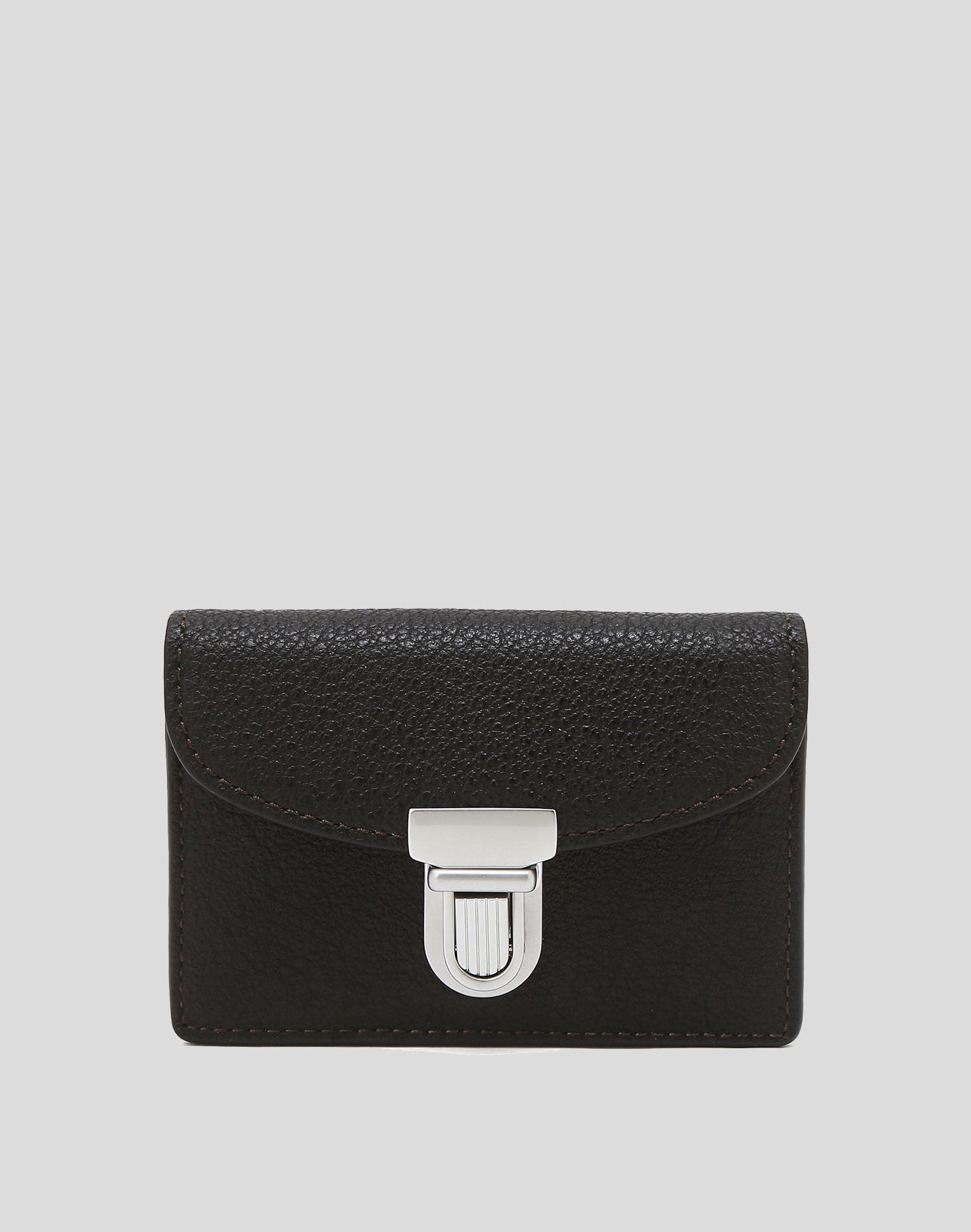 [ATHE VANESSABRUNO] ACCORDION CARD WALLET BR /韓国発 ATHE VANESSABRUNO☆Flap accordion card wallet 関税送料込