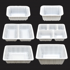 pp실링용기 화이트 배달 포장용기 1BOX