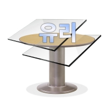 [신품]원형테이블 유리