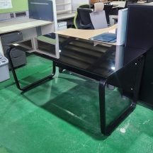 [중고]유리책상1500