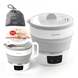 접이식 전기포트 더Plus 프리볼트 폴딩 휴대용 여행용 WK3626