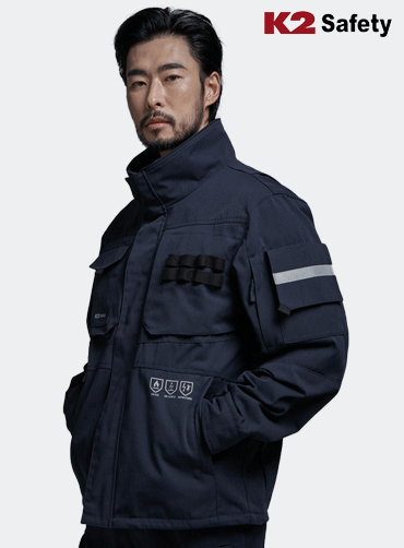 [K2] 워크웨어 작업복 난연자켓 팬츠 JKA5103 PTA5303 | 브랜드단체근무복 단체바지 주문제작 탑앤탑