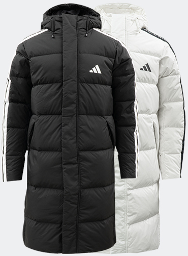 [Adidas] 아디다스 3S 롱 다운 자켓 TOP8732 | 브랜드단체복 단체점퍼 주문제작 탑앤탑