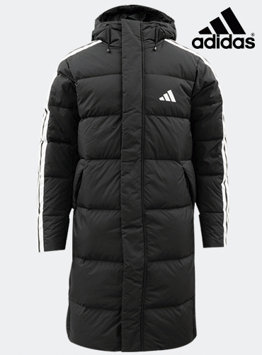 [Adidas] 아디다스 3S 롱 다운 자켓 TOP8732 | 브랜드단체복 단체점퍼 주문제작 탑앤탑