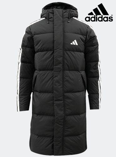 [Adidas] 아디다스 3S 롱 다운 자켓 TOP8732 | 브랜드단체복 단체점퍼 주문제작 탑앤탑