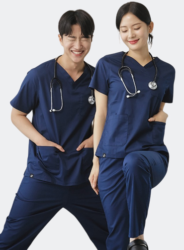 여성 TC스판 베이직 스크럽 팬츠 HOP1023 | 단체유니폼 단체바지 주문제작 탑앤탑