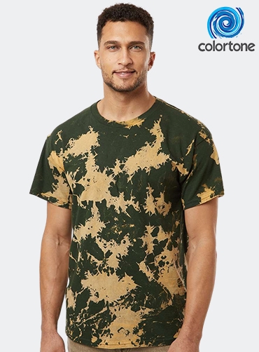 [컬러톤] 블리치 아웃 다이드 티셔츠 1385 | 브랜드단체티 주문제작 탑앤탑