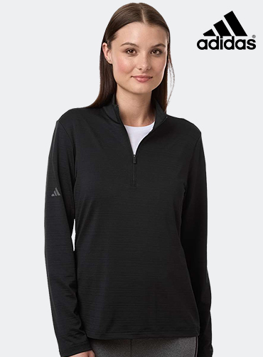 [Adidas] 아디다스 텍스처 스트라이프 쿼터집 풀오버 A708 | 브랜드단체티 단체반집업 주문제작 탑앤탑