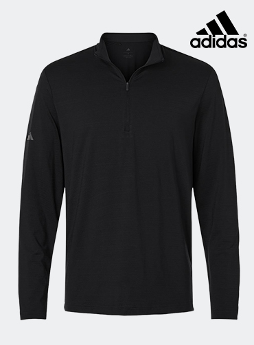 [Adidas] 아디다스 텍스처 스트라이프 쿼터집 풀오버 A708 | 브랜드단체티 단체반집업 주문제작 탑앤탑
