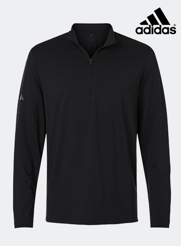 [Adidas] 아디다스 텍스처 스트라이프 쿼터집 풀오버 A708 | 브랜드단체티 단체반집업 주문제작 탑앤탑