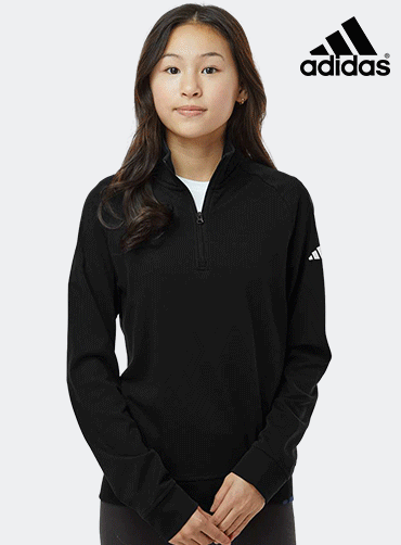 [Adidas] 아디다스 아동 퍼포먼스 쿼터집 풀오버 A4001 | 단체티 주문제작 탑앤탑
