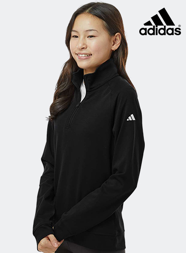 [Adidas] 아디다스 아동 퍼포먼스 쿼터집 풀오버 A4001 | 단체티 주문제작 탑앤탑