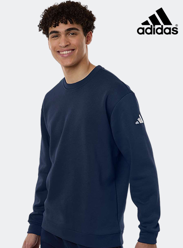 [Adidas] 아디다스 플리스 크루넥 스웻셔츠 AT200 | 단체티 브랜드단체복 주문제작 탑앤탑