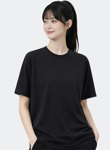 소로나 헤비 오버핏 라운드 JUN585 | 단체티 주문제작 탑앤탑